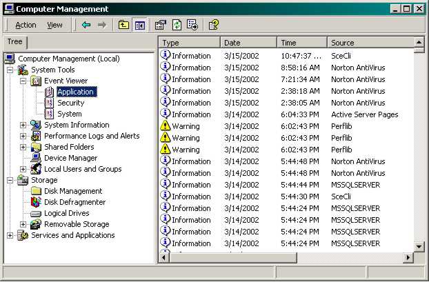 Event Viewer