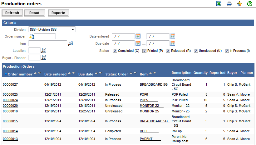 Prg--ICEPPpOrderList--Production-orders
