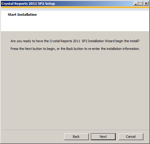 How-to: Installing Crystal Reports 2011