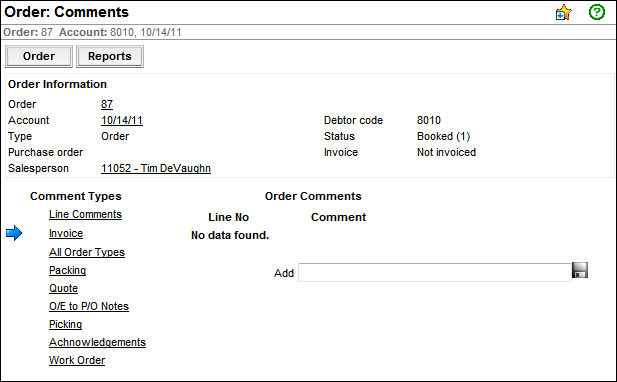 ES--ICEMOeOrderComments--Order-Comments