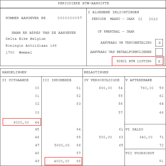 Product Update 395/396 New ValueAdded Tax (VAT) Rules (Belgian